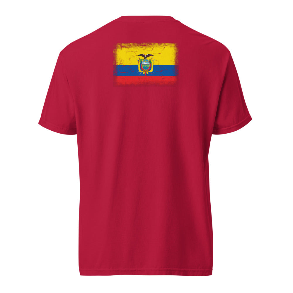 Ecuador Flag Tee — Back — Red
