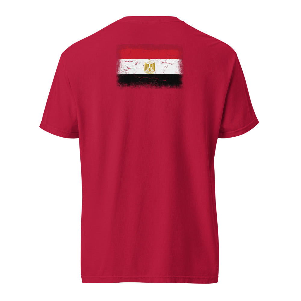 Egypt Flag Tee — Back — Red