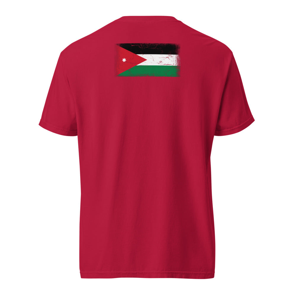 Jordan Flag Tee — Back — Red