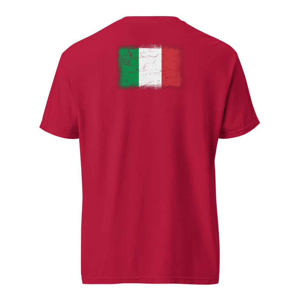 Italy Flag Tee — Back — Red