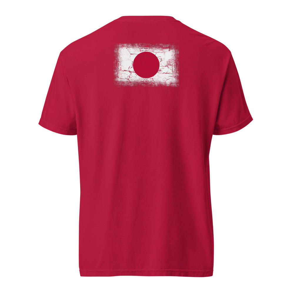 Japan Flag Tee — Back — Red