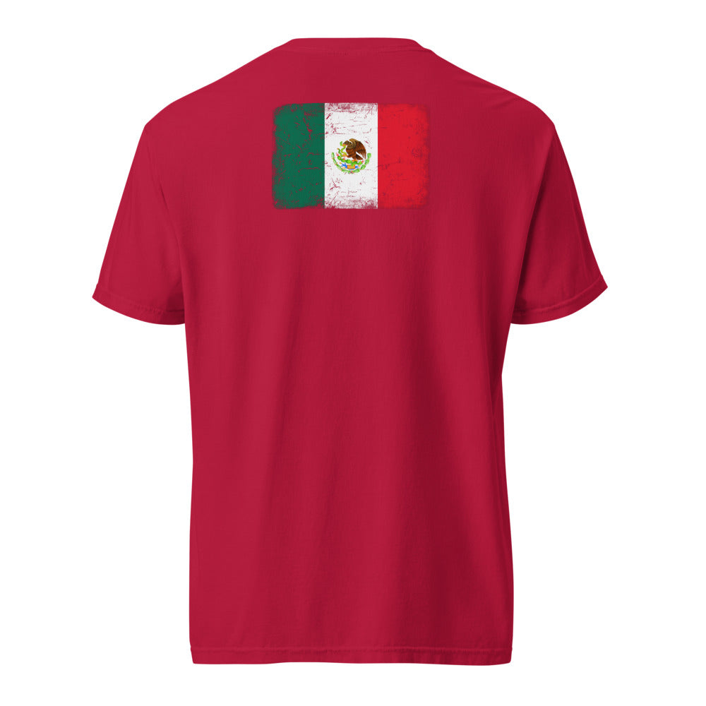 Mexico Flag Tee — Back — Red
