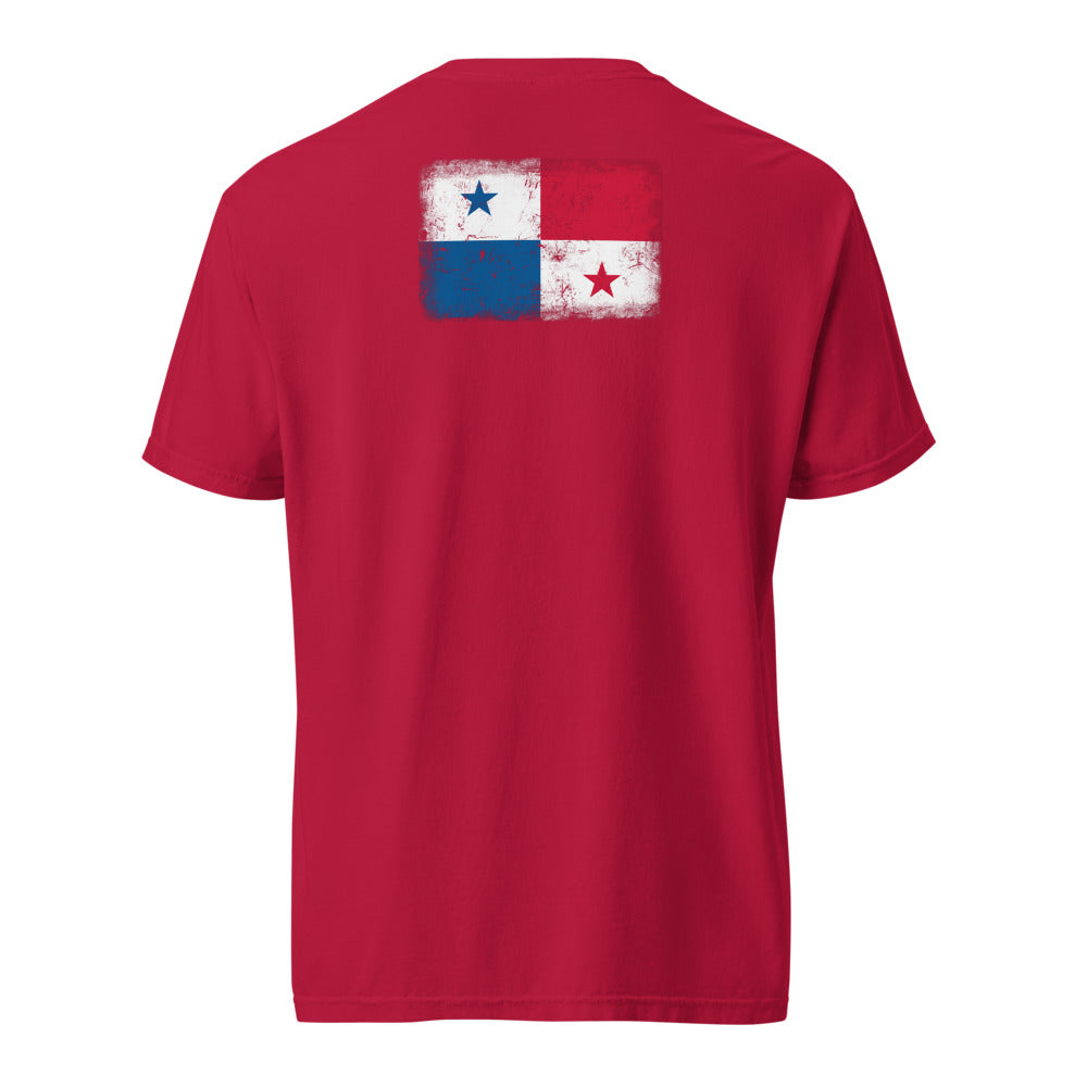Panama Flag Tee — Back — Red