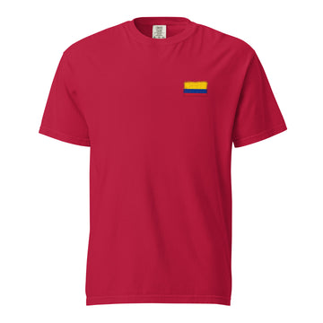 Colombia Flag Tee | Front | Unisex | Heavyweight Cotton