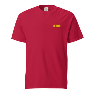 Spain Flag Tee | Front | Unisex | Heavyweight Cotton