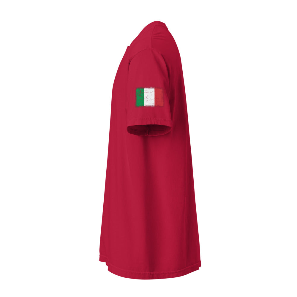 Italy Flag Tee — Sleeve — Red