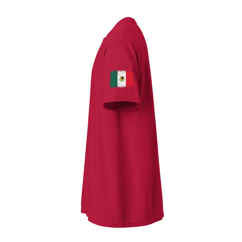Mexico Flag Tee — Sleeve — Red