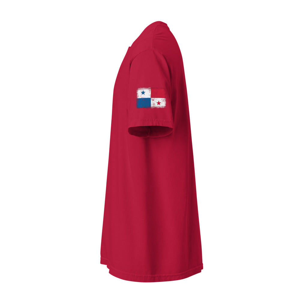 Panama Flag Tee — Sleeve — Red