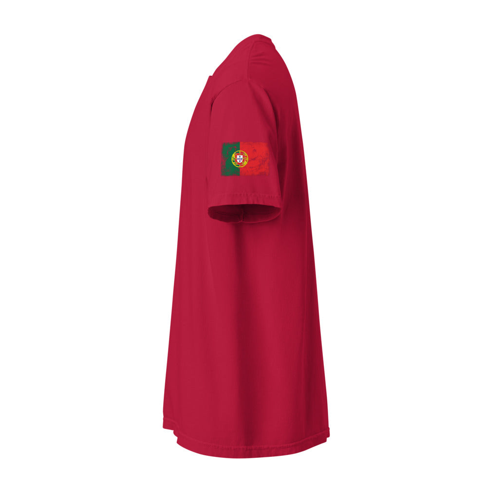 Portugal Flag Tee — Sleeve — Red