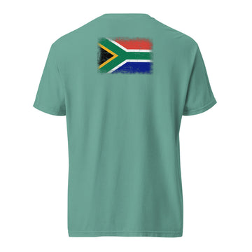South Africa Flag Tee | Back Print | Unisex | Heavyweight Cotton