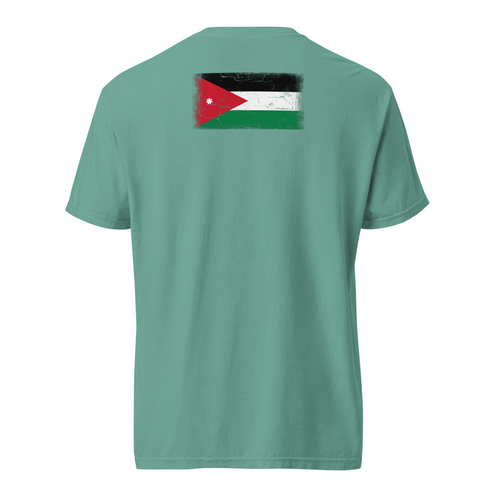 Jordan Flag Tee — Back — Seafoam