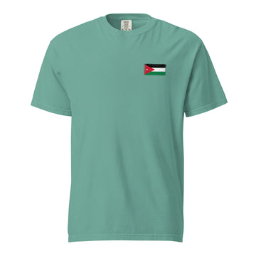 Jordan Flag Tee | Front | Unisex | Heavyweight Cotton