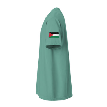 Jordan Flag Tee | Sleeve Badge | Unisex | Heavyweight Cotton