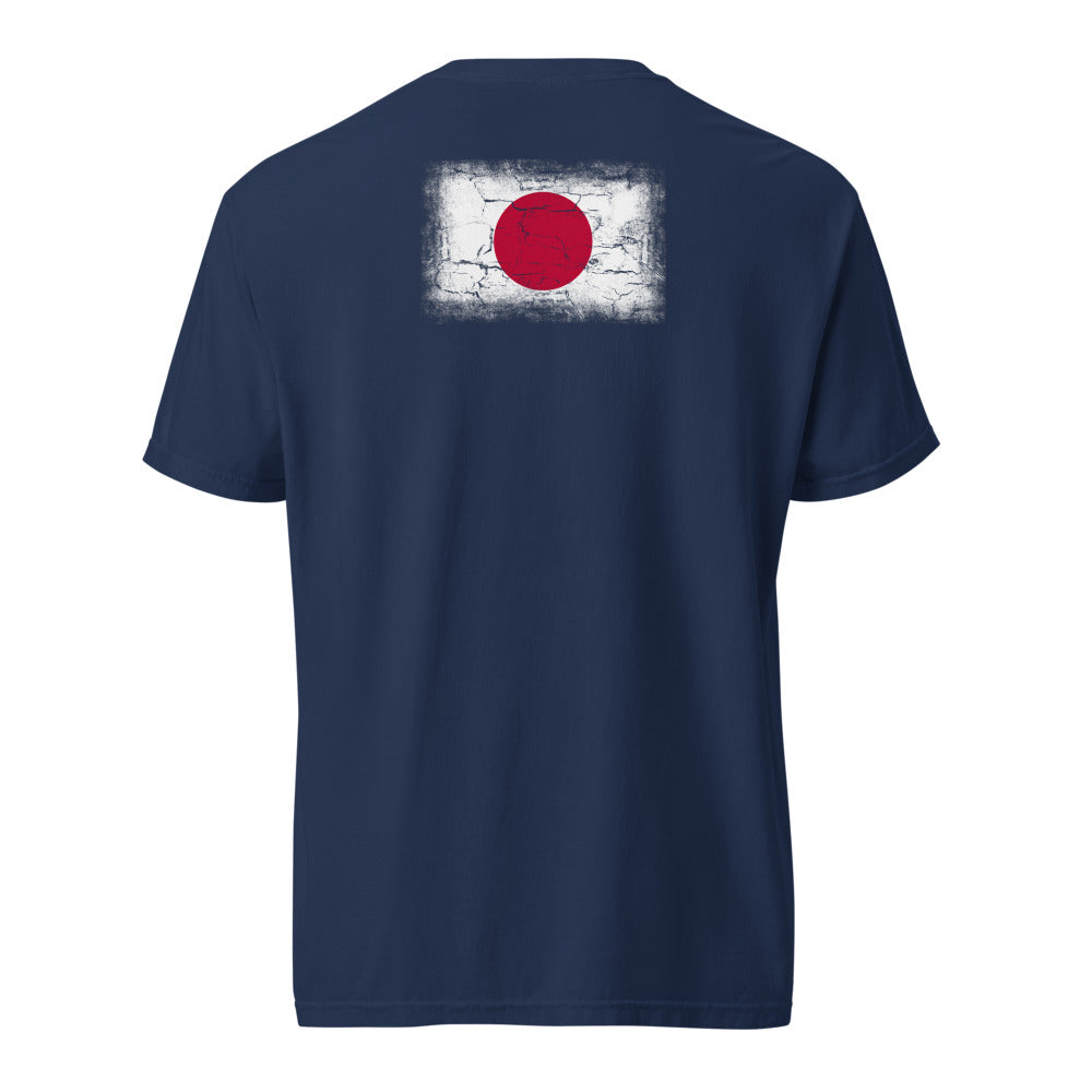 Japan Flag Tee — Back — True Navy