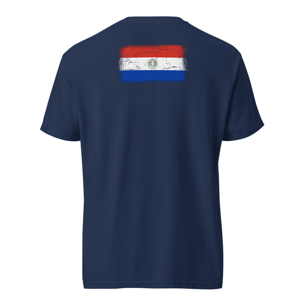 Paraguay Flag Tee — Back — True Navy