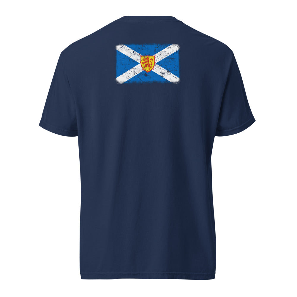 Scotland Flag Tee — Back — True Navy