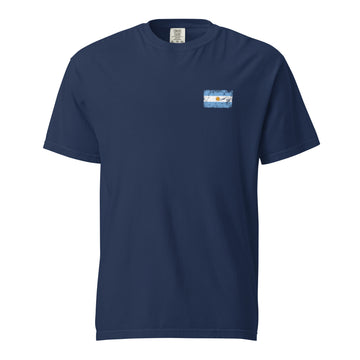Argentina Flag Tee | Front | Unisex | Heavyweight Cotton