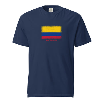 Colombia Flag T-Shirt | Unisex | Heavyweight Cotton