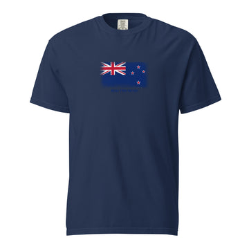 New Zealand Flag T-Shirt | Unisex | Heavyweight Cotton