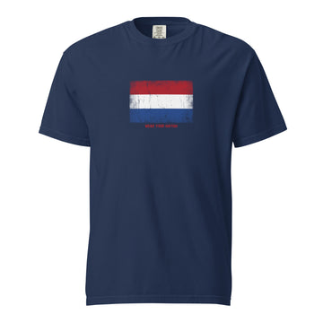 Netherlands Flag T-Shirt | Unisex | Heavyweight Cotton