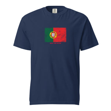 Portugal Flag T-Shirt | Unisex | Heavyweight Cotton