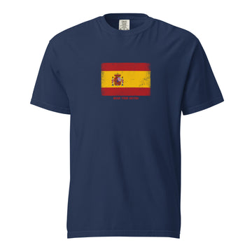Spain Flag T-Shirt | Unisex | Heavyweight Cotton
