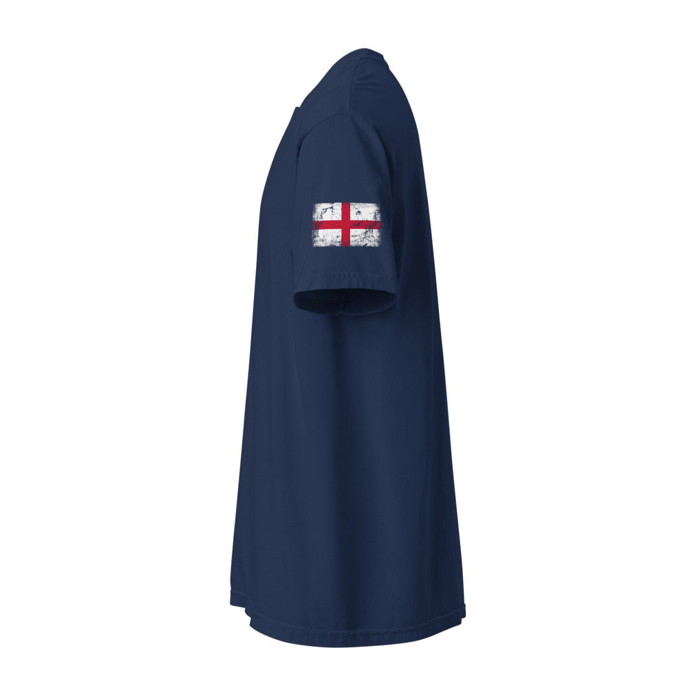 England Flag Tee — Sleeve — True Navy