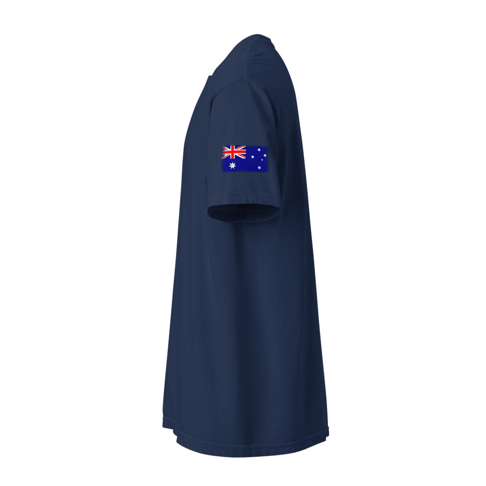 Australia Flag Tee — Sleeve — True Navy