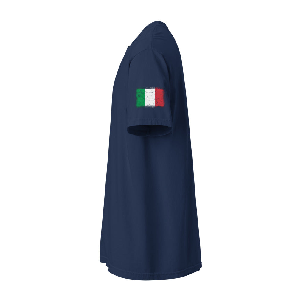 Italy Flag Tee — Sleeve — True Navy