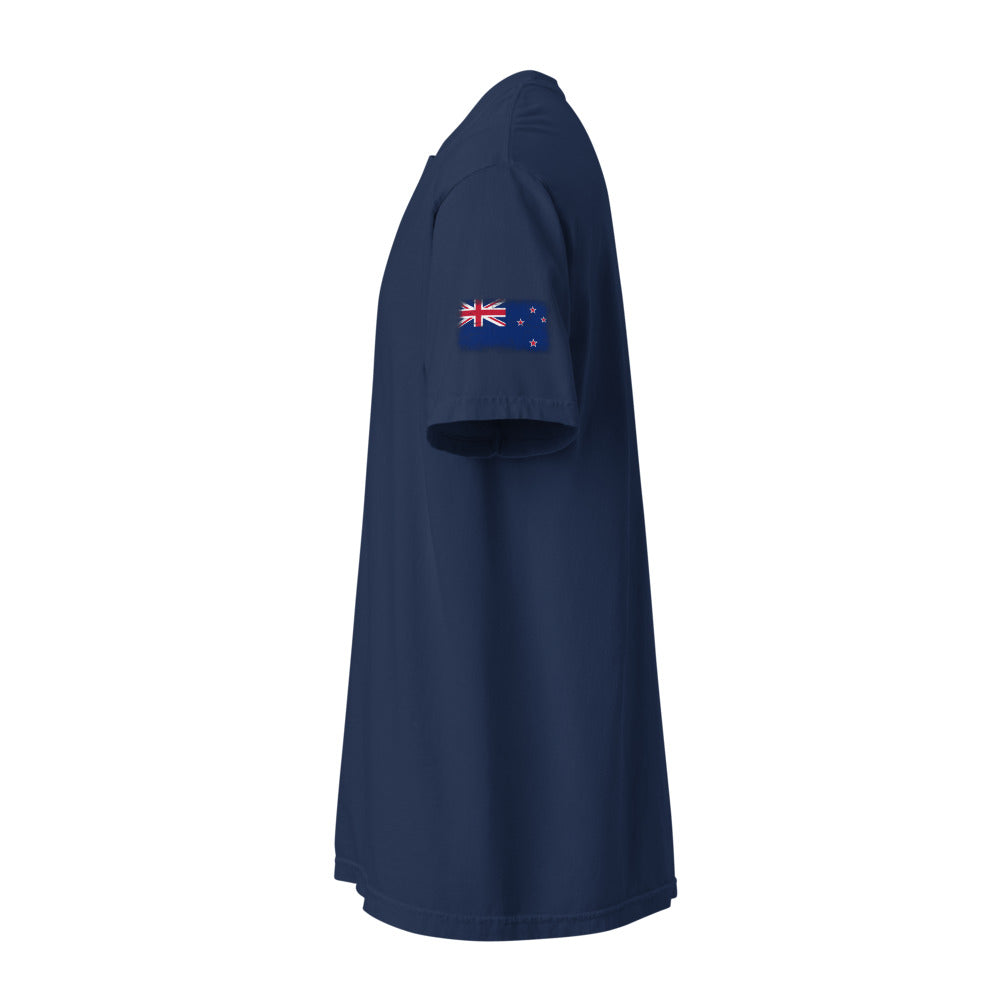New Zealand Flag Tee — Sleeve — True Navy