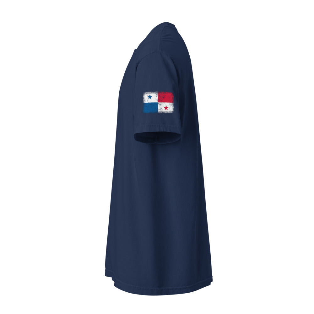 Panama Flag Tee — Sleeve — True Navy