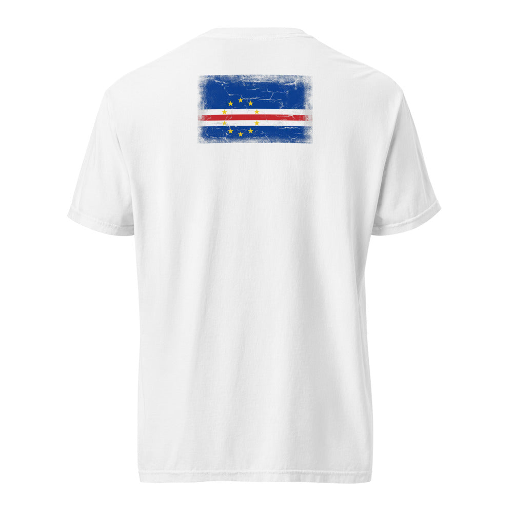 Cape Verde Flag Tee — Back — White