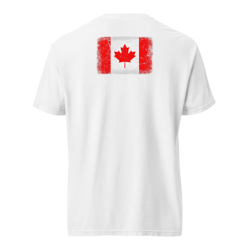 Canada Flag Tee — Back — White