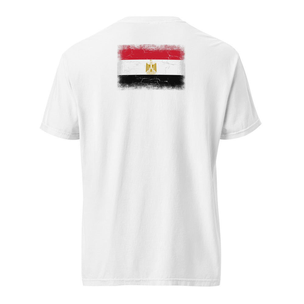 Egypt Flag Tee — Back — White