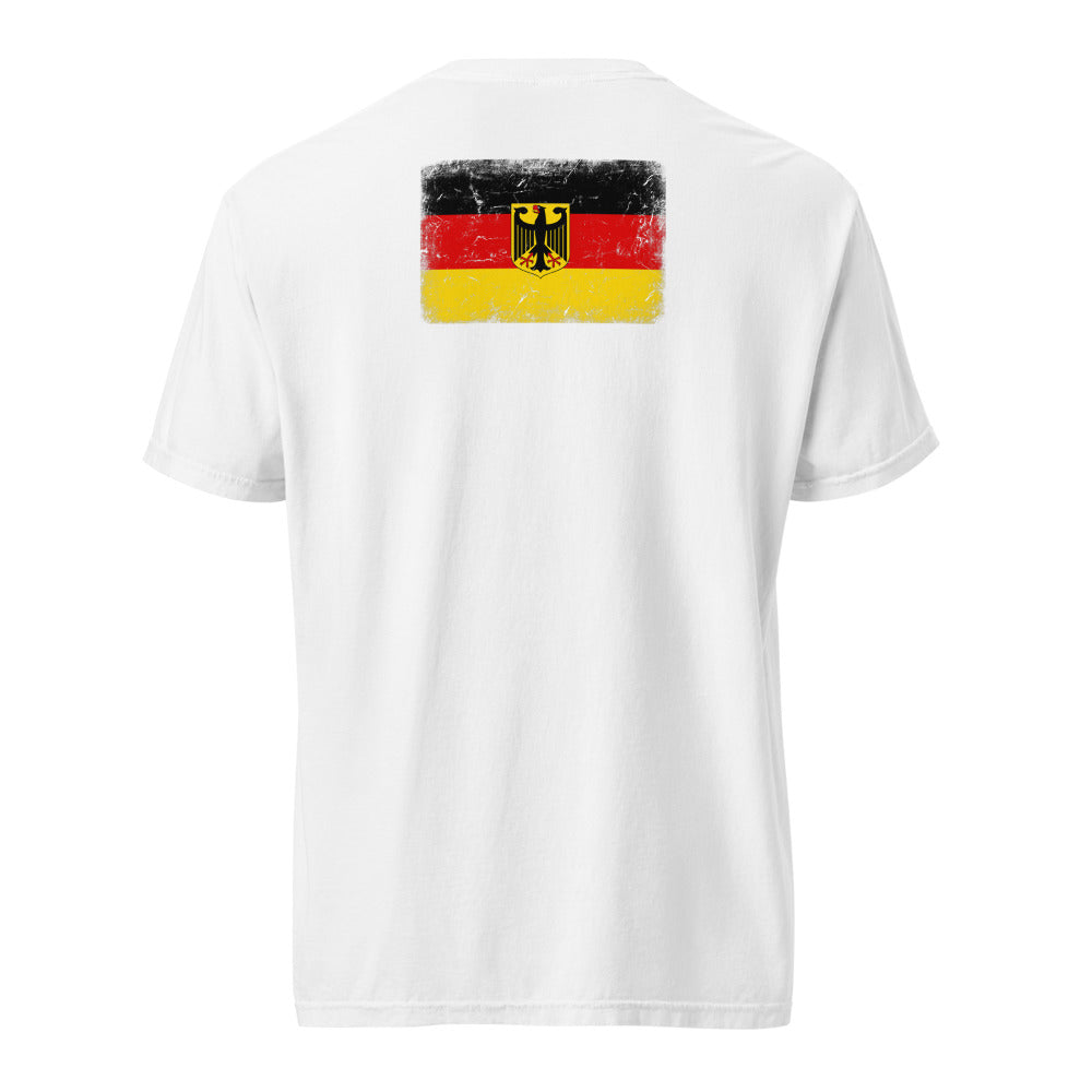 Germany Flag Tee — Back — White