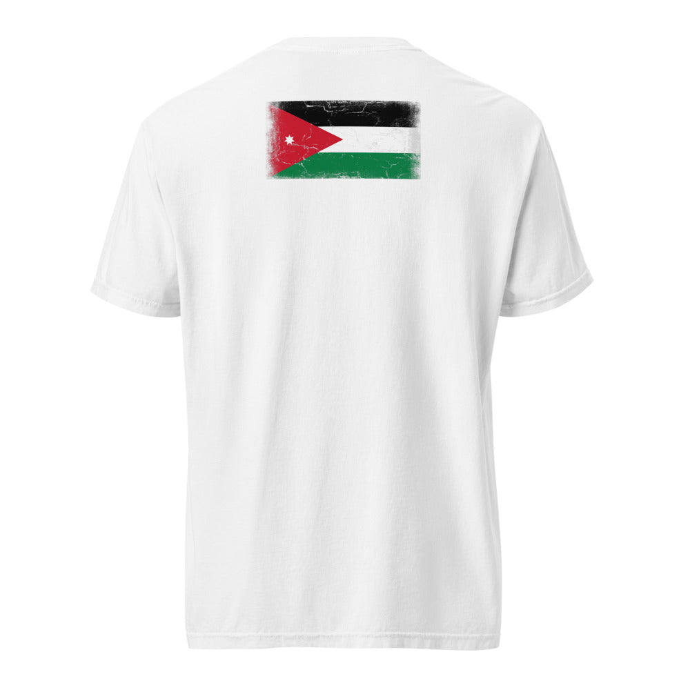 Jordan Flag Tee — Back — White