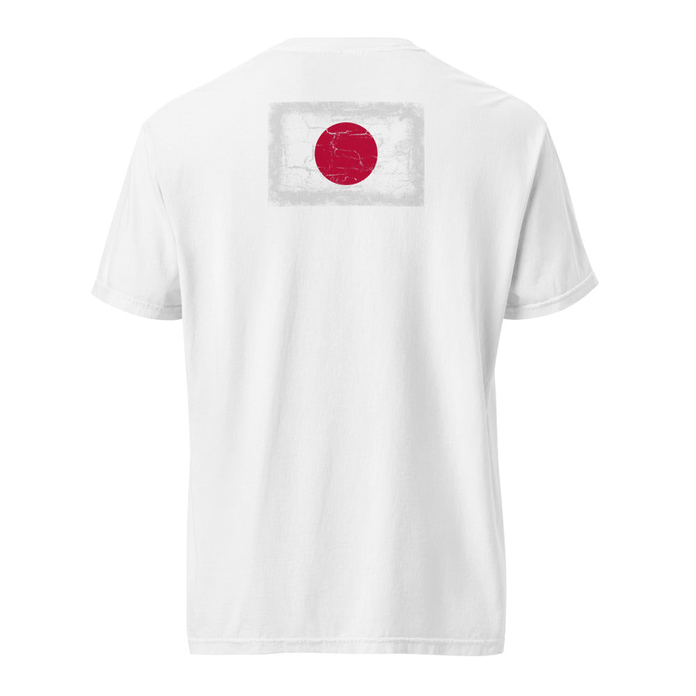 Japan Flag Tee — Back — White