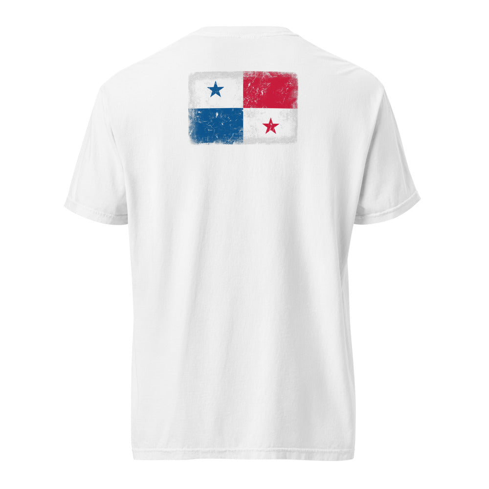 Panama Flag Tee — Back — White
