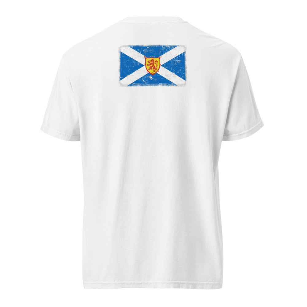 Scotland Flag Tee — Back — White
