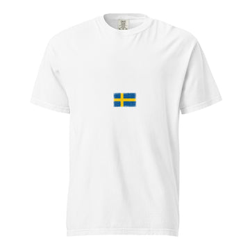 Sweden Flag Tee | Minimal | Vexillum