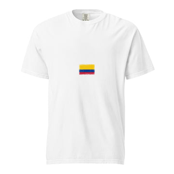 Colombia Flag Tee | Minimal | Vexillum