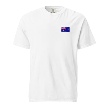 Australia Flag Tee | Front | Unisex | Heavyweight Cotton