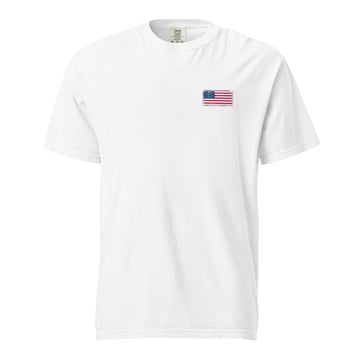 USA Flag Tee | Front | Unisex | Heavyweight Cotton