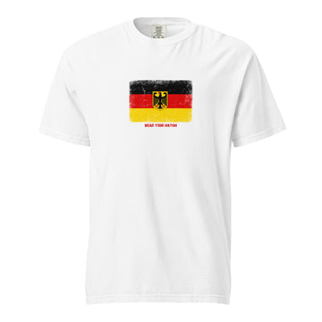 Germany Flag T-Shirt | Unisex | Heavyweight Cotton