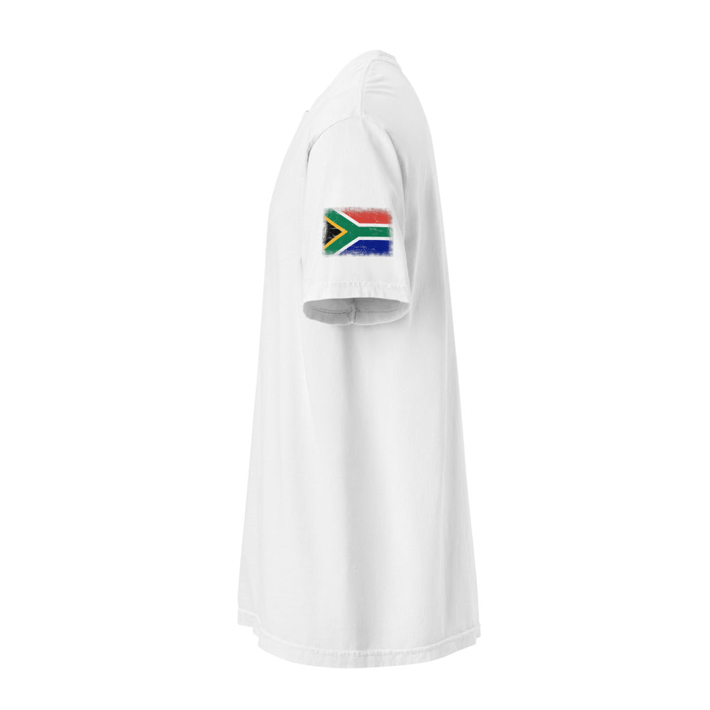 South Africa Flag Tee — Sleeve — White
