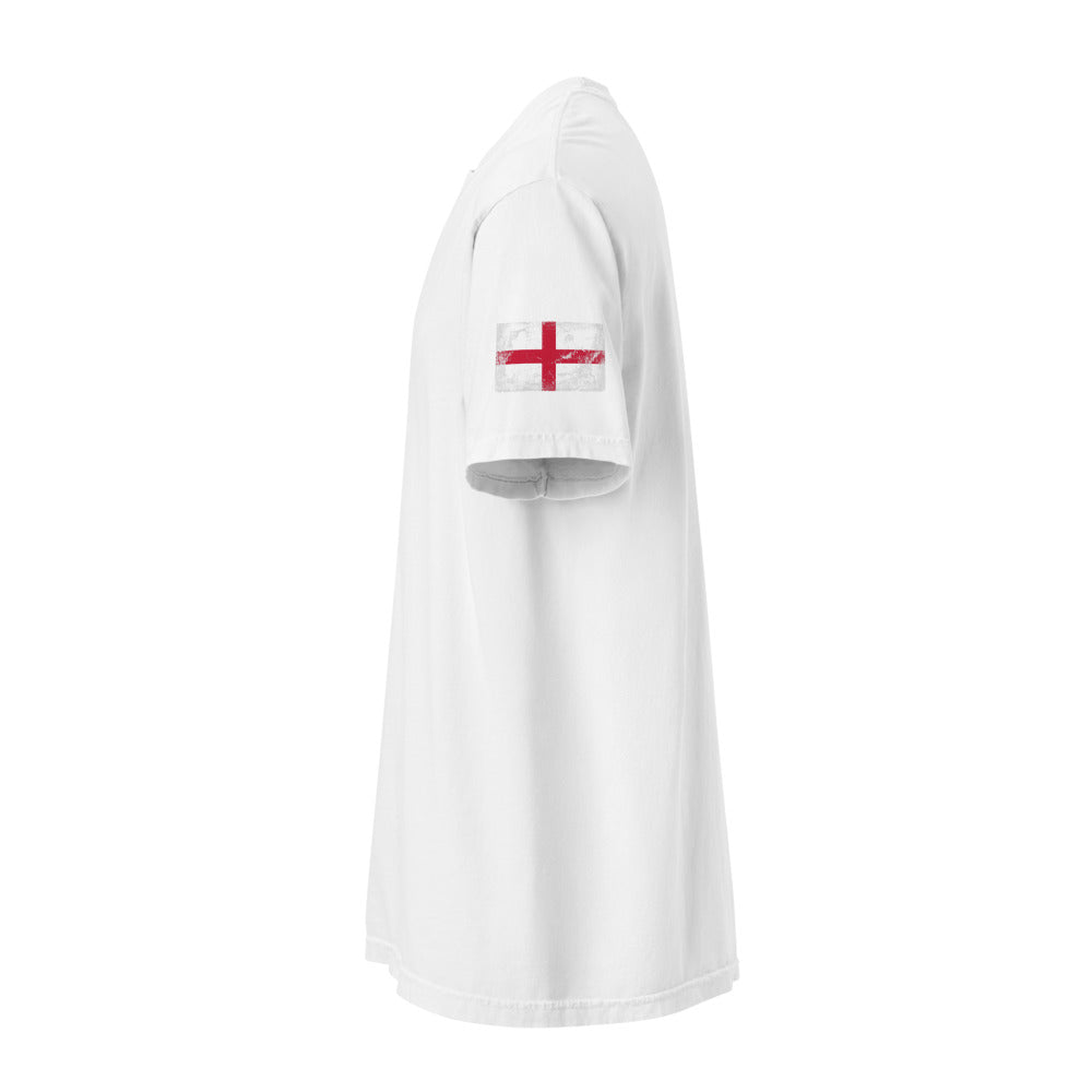 England Flag Tee — Sleeve — White
