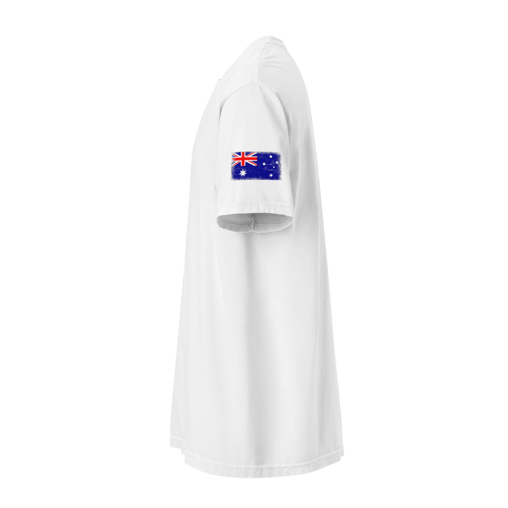 Australia Flag Tee — Sleeve — White
