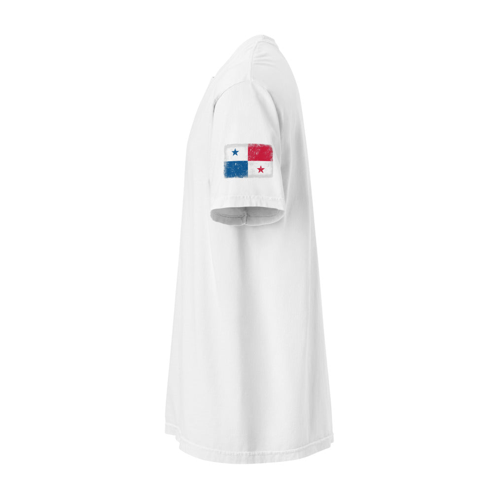 Panama Flag Tee — Sleeve — White
