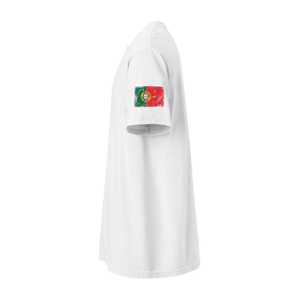 Portugal Flag Tee — Sleeve — White
