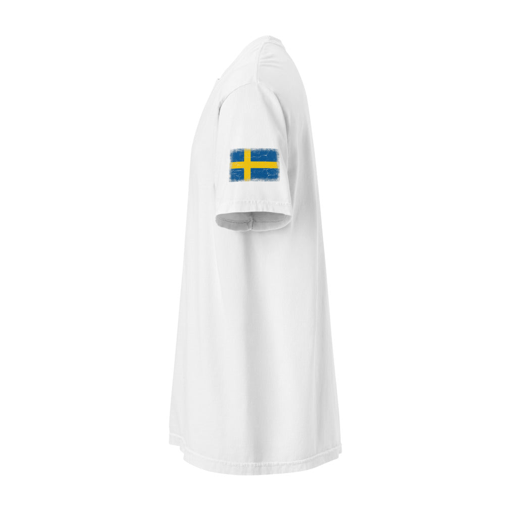 Sweden Flag Tee — Sleeve — White